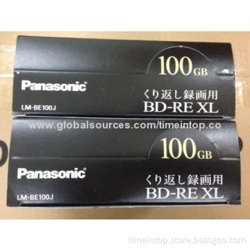 Panasonic LM-BE100J BDXL 100GB BD-RE XL Blu-Ray Triple Layer Rewritable Disc